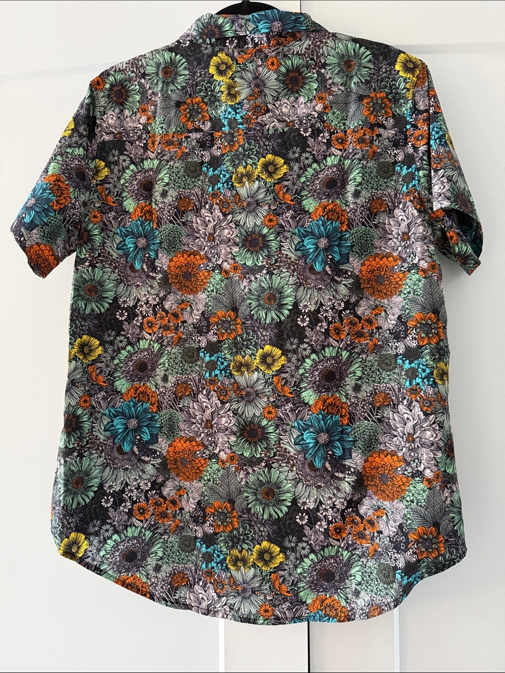 Wildfang Multicolor Floral Short-Sleeve Button-Down Shirt - Picture 4 of 4